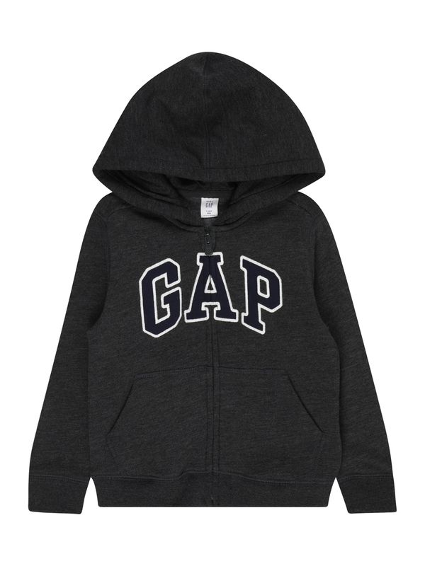 GAP GAP Gornji dio trenirke  antracit siva / bijela