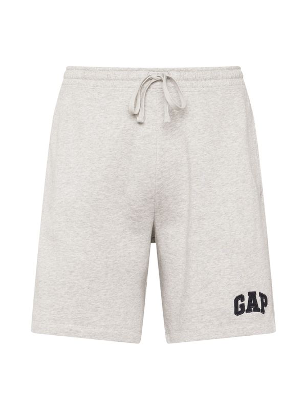 GAP GAP Hlače 'HERITAGE'  siva melange / crna