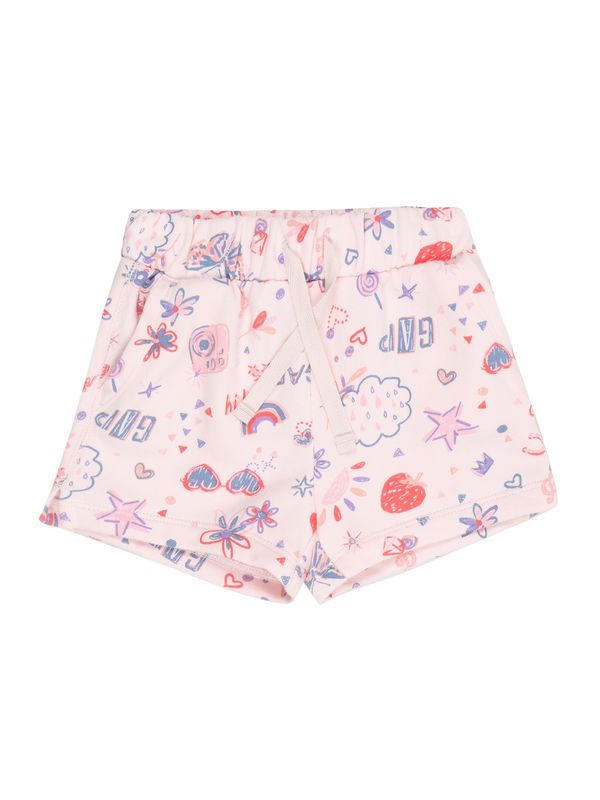 GAP GAP Hlače  morsko plava / ljubičasta / rosé / crvena