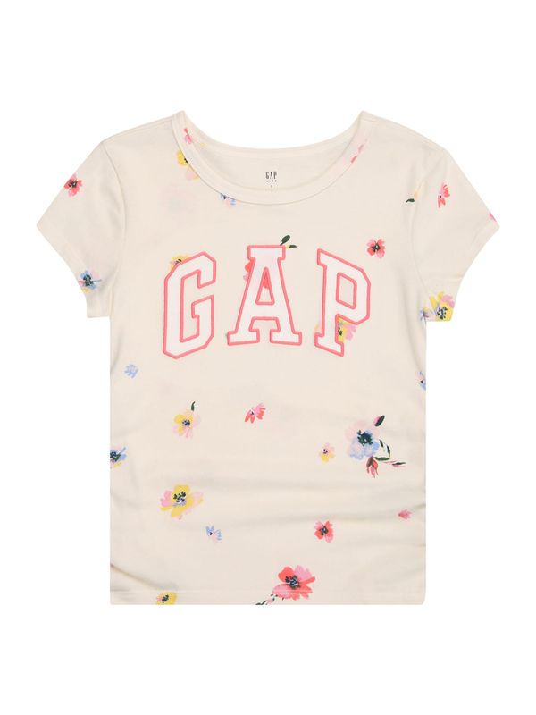 GAP GAP Majica  plava / žuta / roza / vuneno bijela