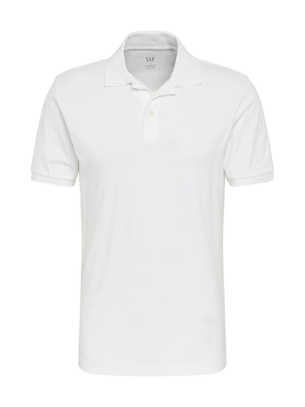 GAP GAP Majica 'V-SOLID PIQUE POLO'  bijela