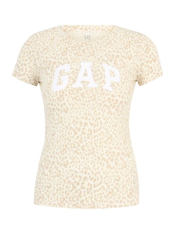Gap Petite Gap Petite Majica 'CLSC'  boja pijeska / svijetlobež / bijela