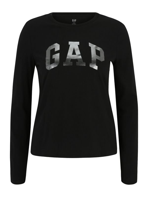 Gap Petite Gap Petite Majica  crna / srebro