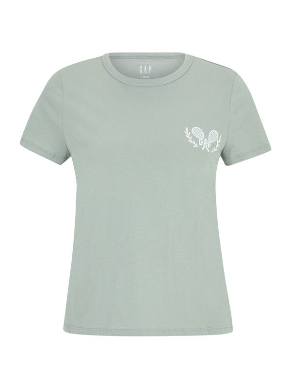 Gap Petite Gap Petite Majica  pastelno zelena / bijela