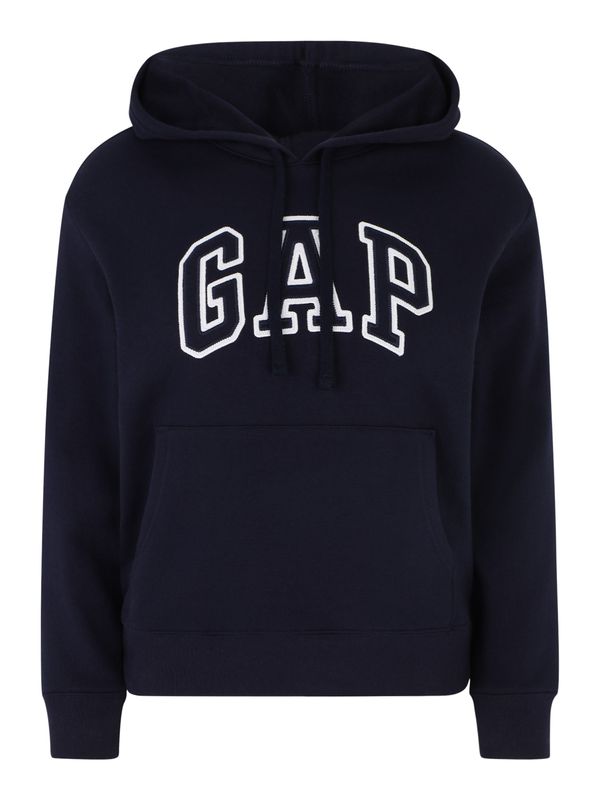 Gap Petite Gap Petite Sweater majica 'HERITAGE'  mornarsko plava / bijela