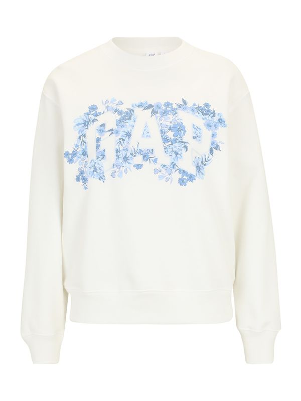 Gap Petite Gap Petite Sweater majica 'HERITAGE'  morsko plava / svijetloplava / bijela