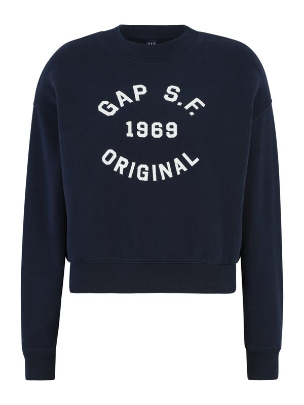 Gap Petite Gap Petite Sweater majica  mornarsko plava / bijela