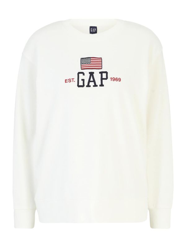 Gap Petite Gap Petite Sweater majica  mornarsko plava / crvena / bijela