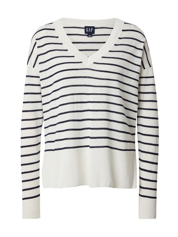 GAP GAP Pulover  mornarsko plava / bijela