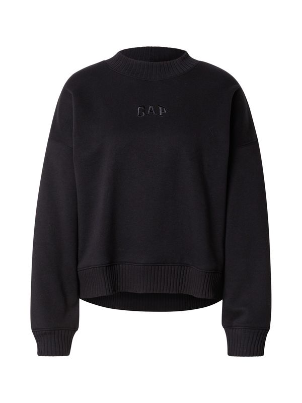 GAP GAP Sweater majica  crna