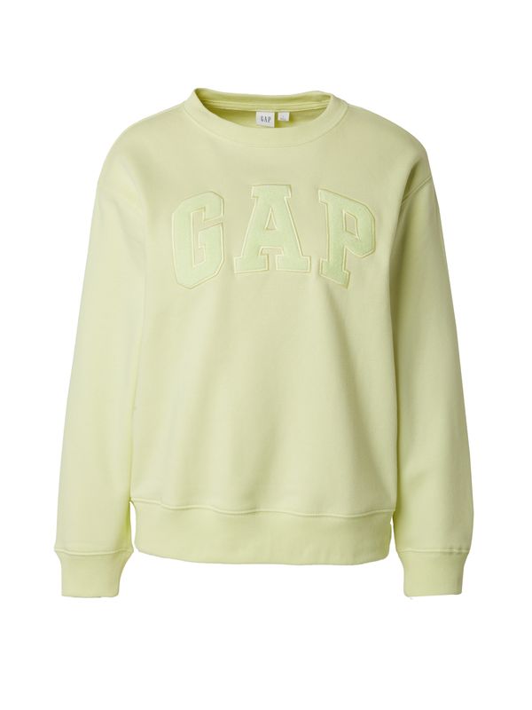 GAP GAP Sweater majica 'HERITAGE'  limeta zelena