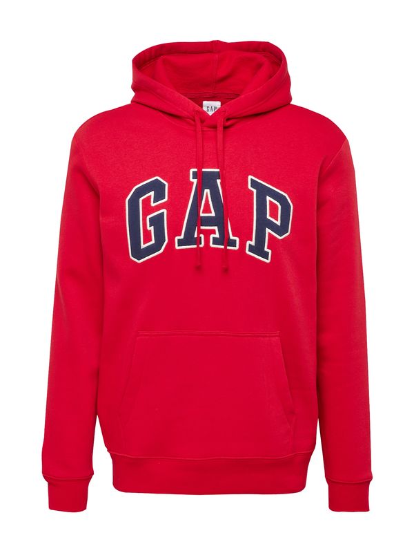 GAP GAP Sweater majica 'HERITAGE'  mornarsko plava / crvena / bijela
