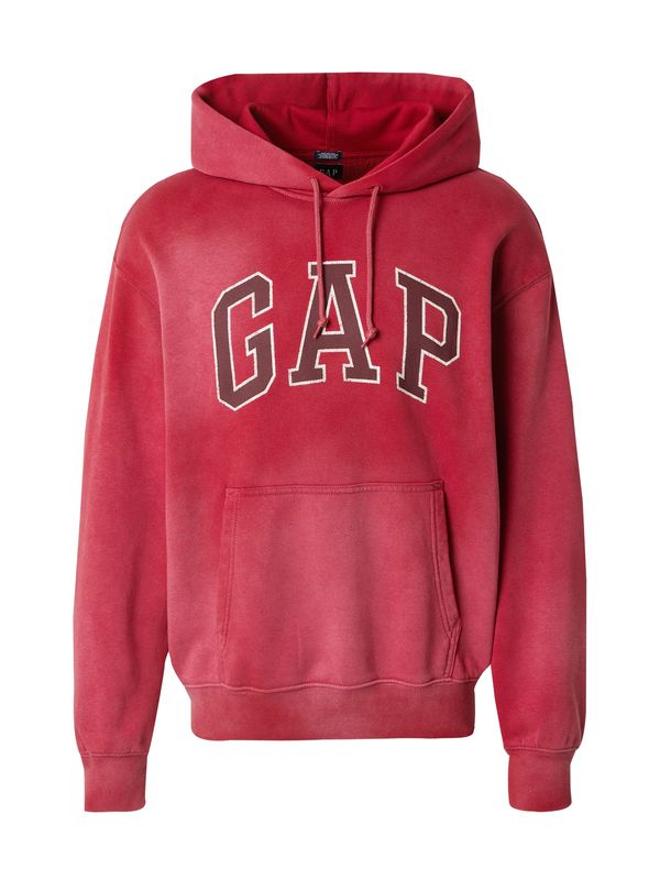 GAP GAP Sweater majica  jarko crvena / burgund / bijela