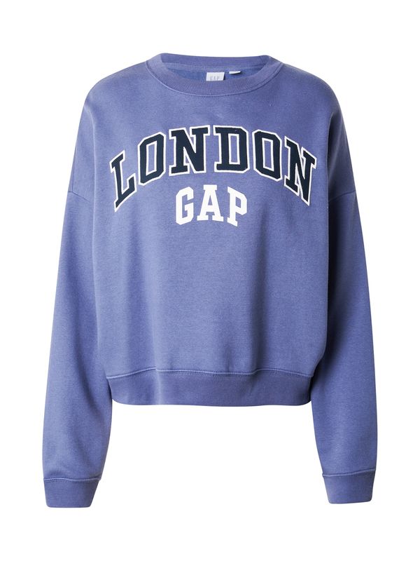 GAP GAP Sweater majica  kraljevsko plava / crna / bijela