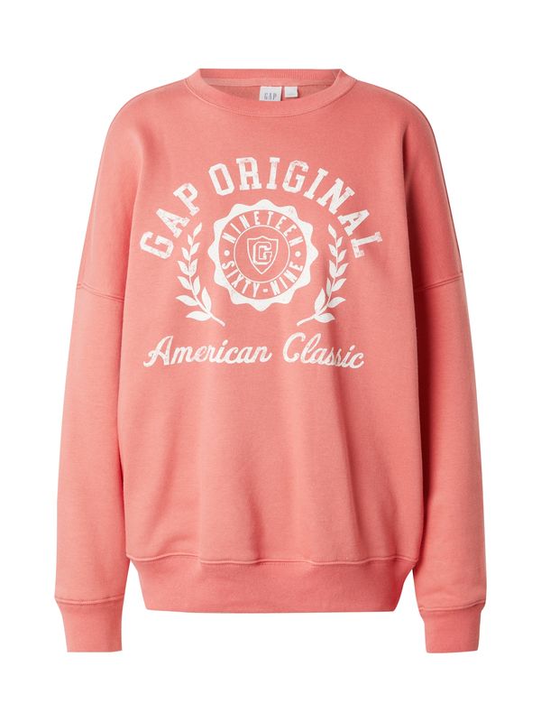 GAP GAP Sweater majica  lubenica roza / bijela