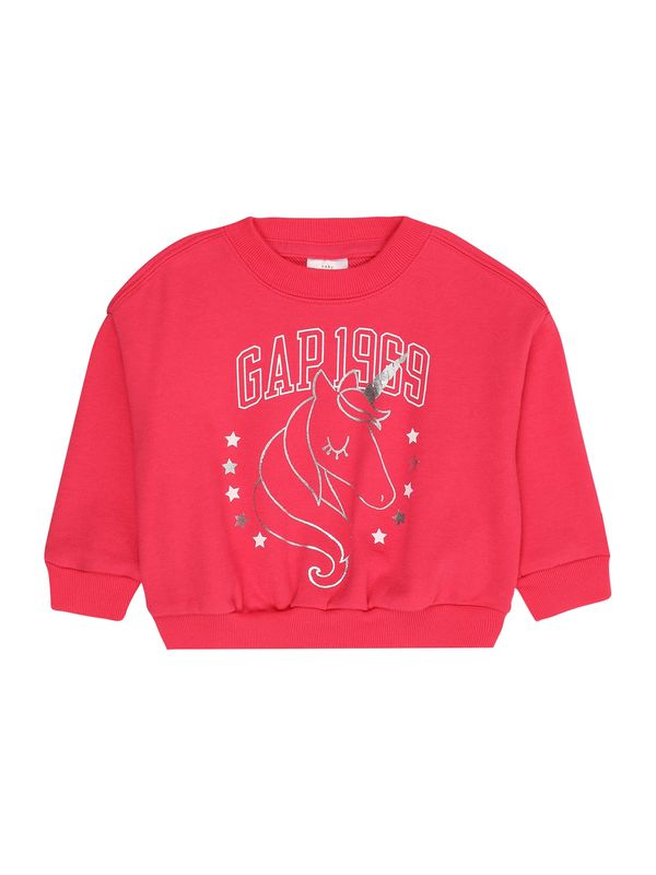 GAP GAP Sweater majica  malina / srebro
