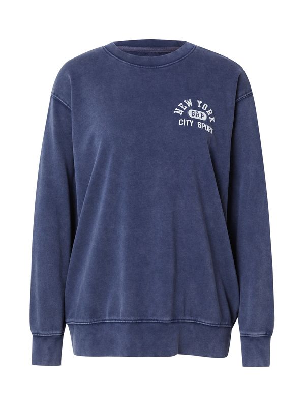 GAP GAP Sweater majica  mornarsko plava / bijela
