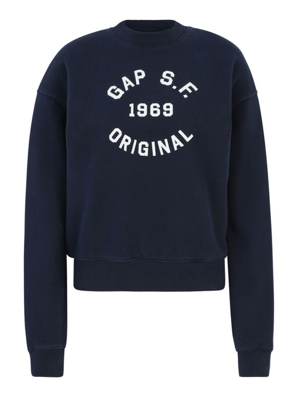 Gap Tall Gap Tall Sweater majica  tamno plava / bijela