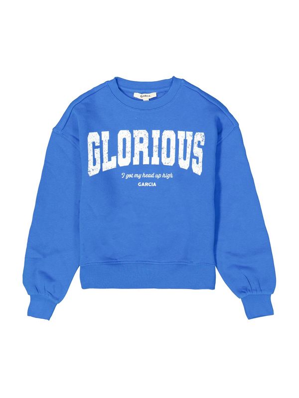 GARCIA GARCIA Sweater majica  kraljevsko plava / bijela
