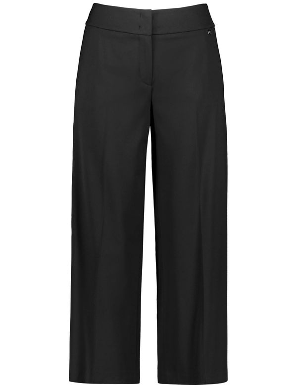 GERRY WEBER GERRY WEBER Hlače na crtu  crna