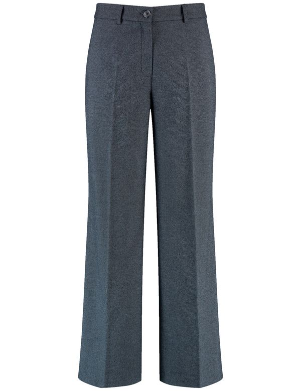 GERRY WEBER GERRY WEBER Hlače na crtu  noćno plava / golublje plava