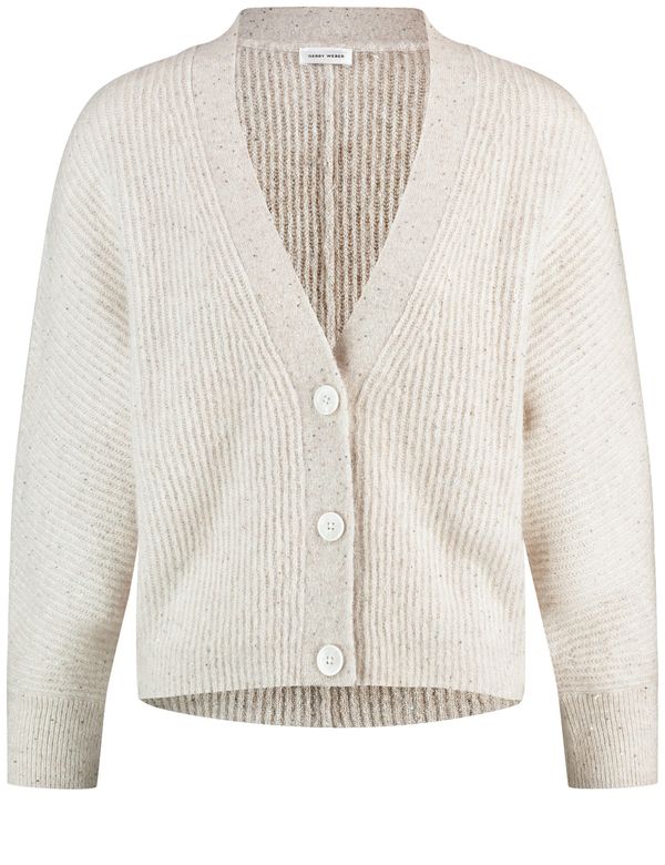 GERRY WEBER GERRY WEBER Kardigan  ecru/prljavo bijela