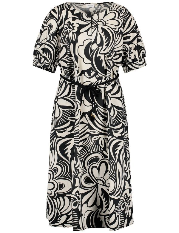 GERRY WEBER GERRY WEBER Ljetna haljina  ecru/prljavo bijela / crna / bijela