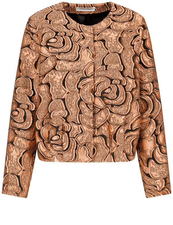 GERRY WEBER GERRY WEBER Prijelazna jakna  konjak / višnja / moka smeđa / svijetlosmeđa