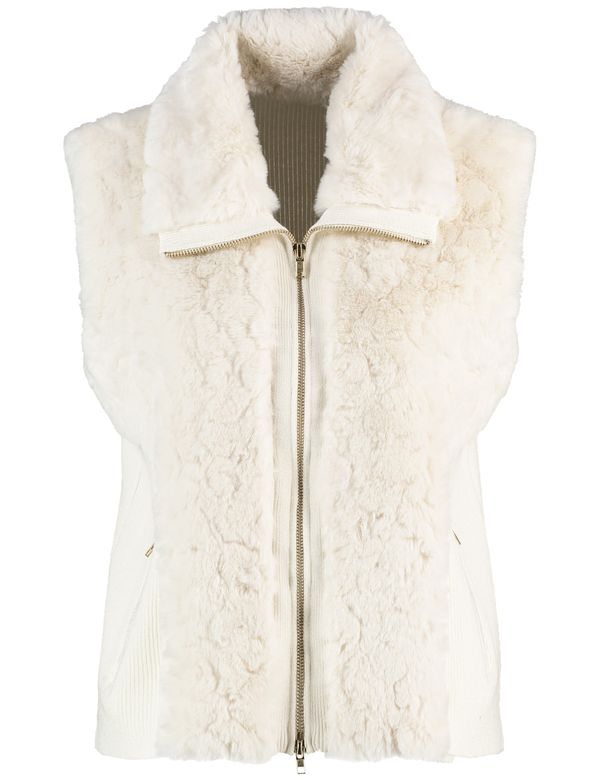 GERRY WEBER GERRY WEBER Prsluk  vuneno bijela