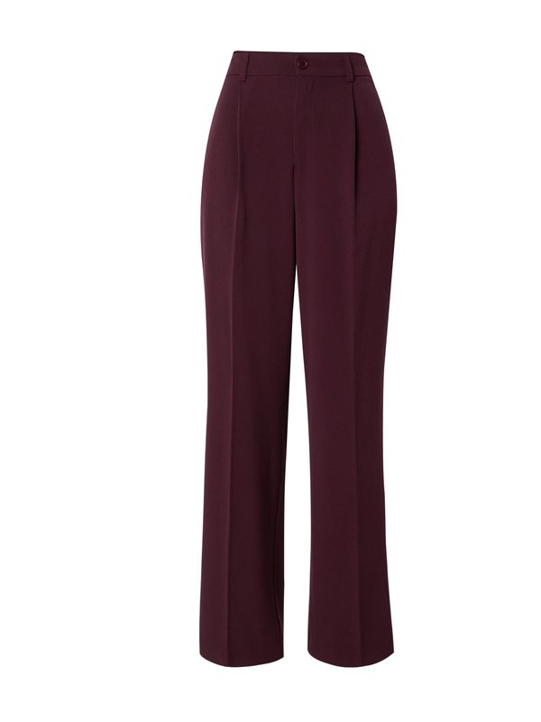 Gina Tricot Gina Tricot Hlače na crtu  burgund