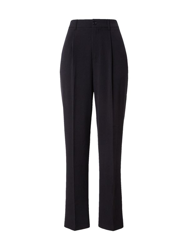 Gina Tricot Gina Tricot Hlače s naborima  crna