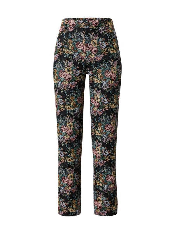 Gina Tricot Gina Tricot Hlače 'Sally'  miks boja / crna