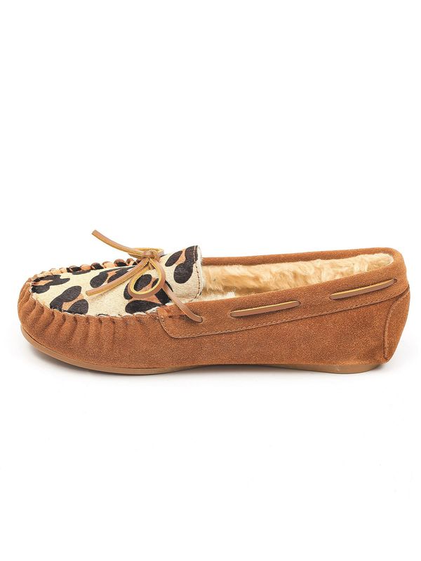 Gooce Gooce Slip On cipele 'Hanes'  bež / boja devine dlake (camel) / crna