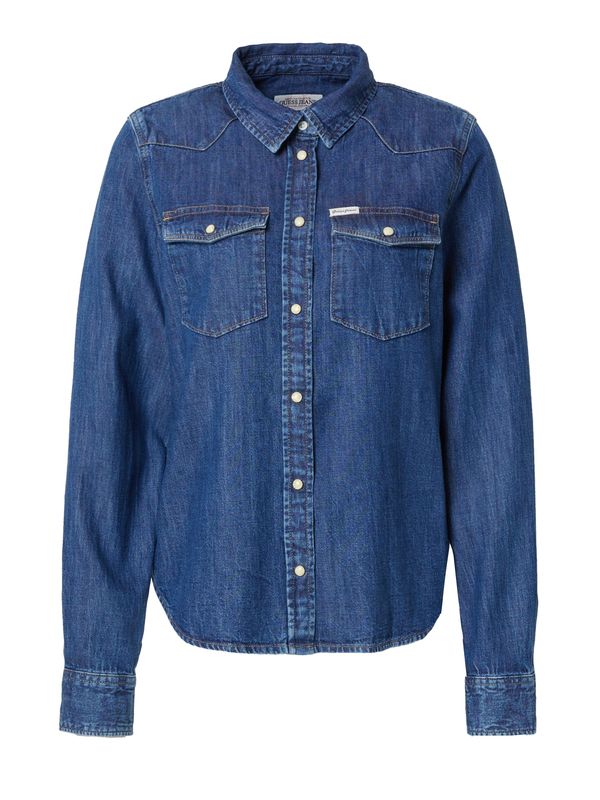 GUESS GUESS Bluza  tamno plava