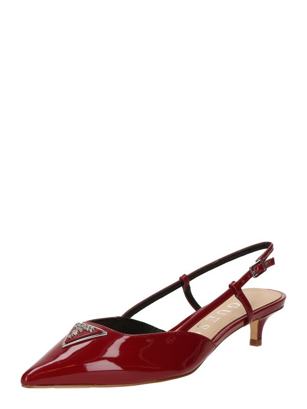 GUESS GUESS Cipele s potpeticom i otvorenom petom 'Jesson'  bordo