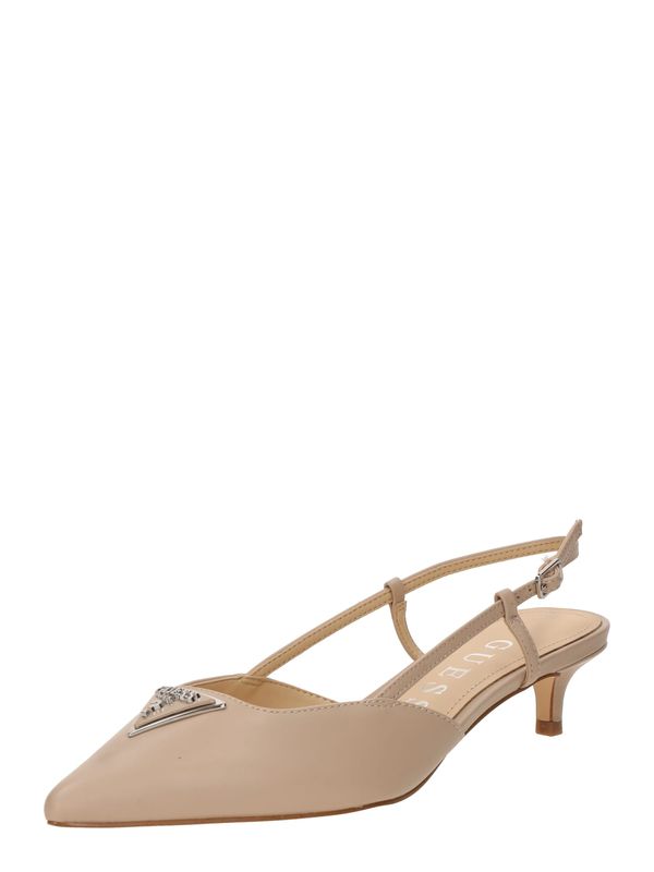 GUESS GUESS Cipele s potpeticom i otvorenom petom 'Jesson'  nude