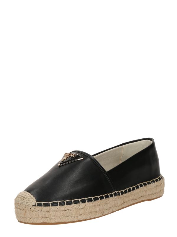 GUESS GUESS Espadrile 'JOLANDY'  svijetlobež / zlatna / crna
