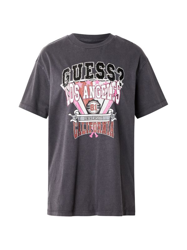 GUESS GUESS Majica 'BASKET'  roza / crvena / crna / bijela