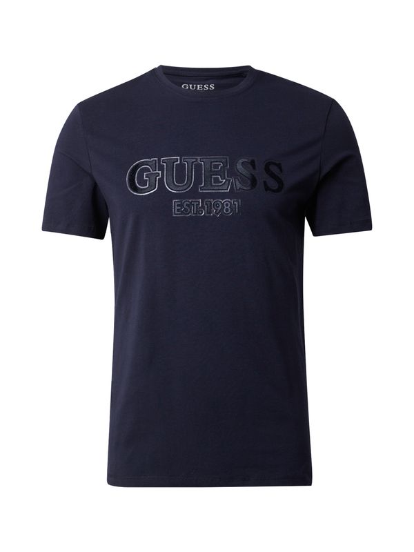 GUESS GUESS Majica  mornarsko plava