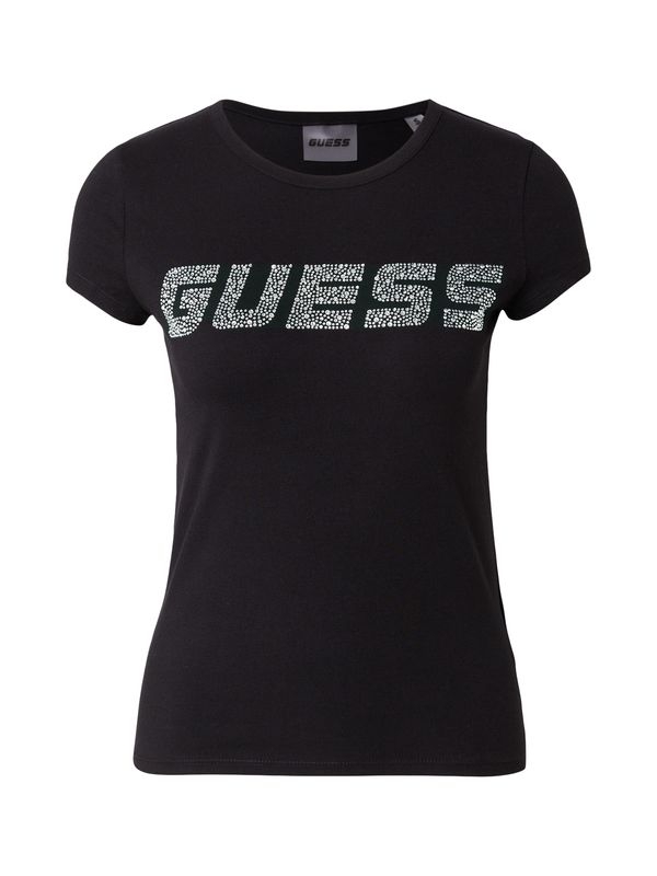 GUESS GUESS Majica 'NEW KIARA'  crna / prozirna
