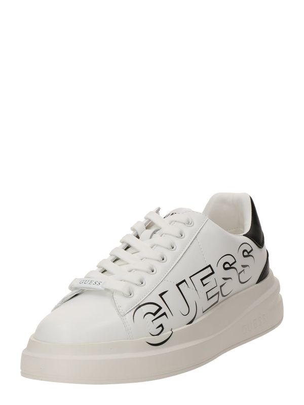 GUESS GUESS Niske tenisice 'ELBA'  crna / bijela