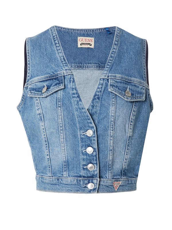 GUESS GUESS Prsluk 'EVA'  plavi traper