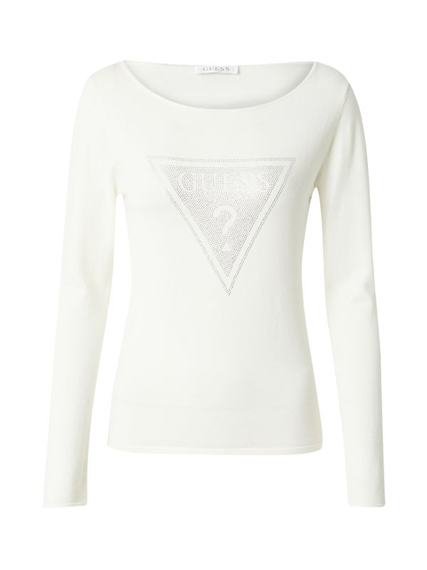 GUESS GUESS Pulover 'ELIZA'  srebro / bijela