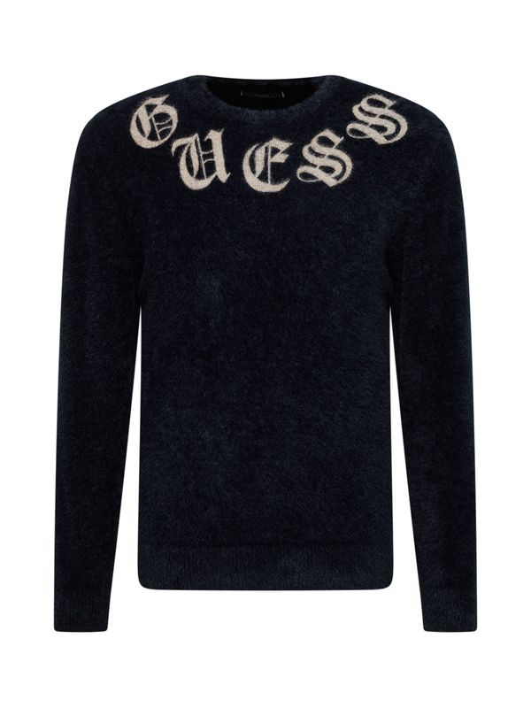 GUESS GUESS Pulover  sivkasto bež / crna