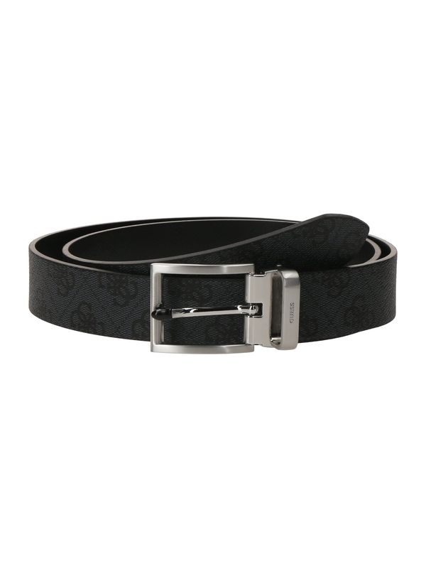 GUESS GUESS Remen 'CLASSIC'  antracit siva / crna