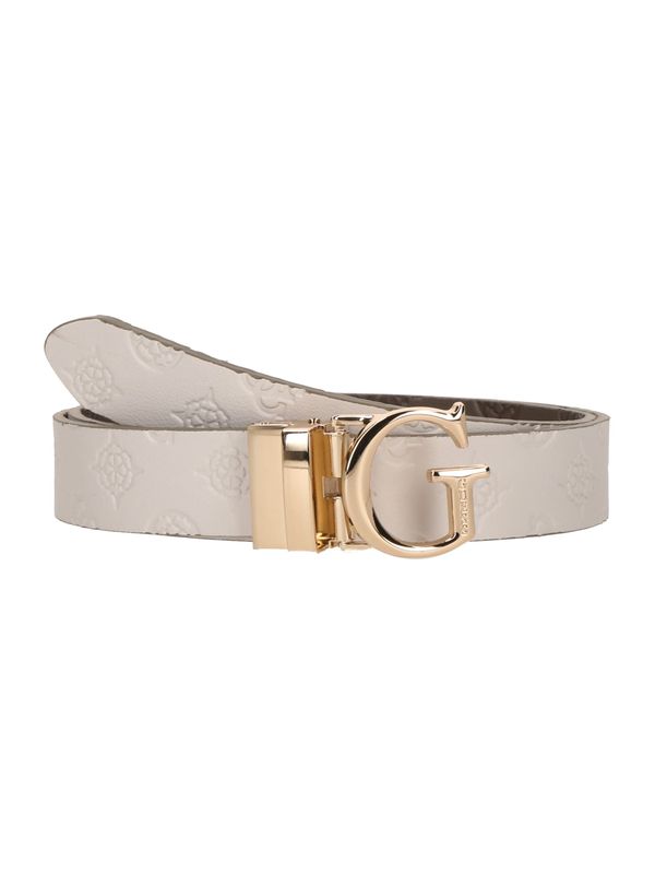 GUESS GUESS Remen 'JAMES'  taupe siva / bež siva