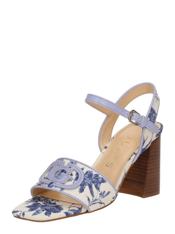 GUESS GUESS Sandale 'GANIKA2'  crno plava / golublje plava / nebesko plava / bijela