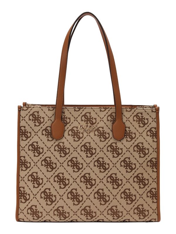 GUESS GUESS Shopper torba 'SILVANA'  smeđa / višnja / svijetlosmeđa