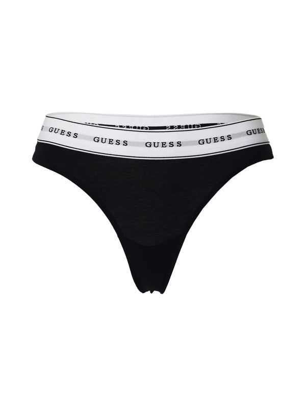GUESS GUESS Slip  crna / bijela