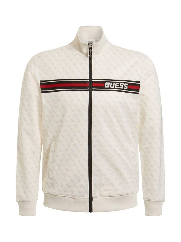 GUESS GUESS Sportski gornji dio trenirke 'KORBIN'  bež / crvena / crna / bijela